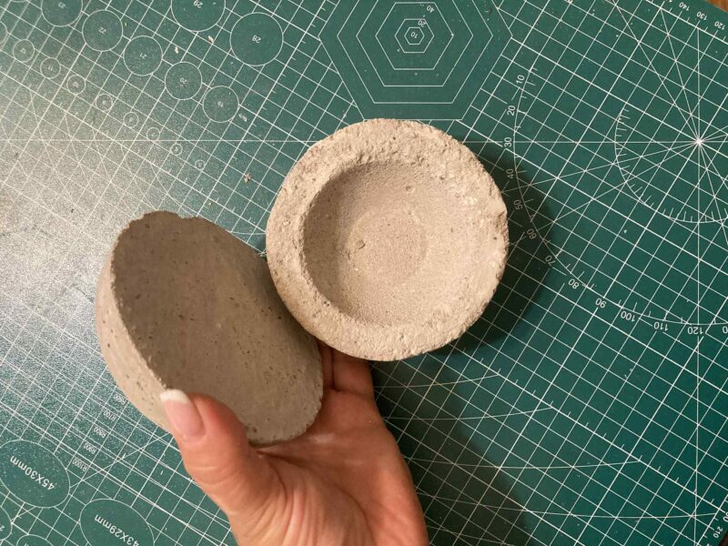 Beton tál és mécsestartó - Image 3