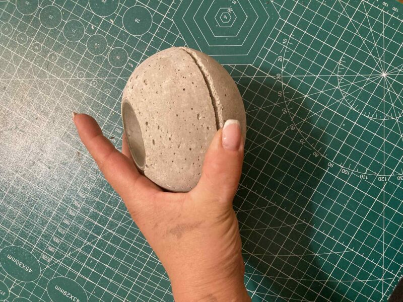 Beton tál és mécsestartó - Image 2